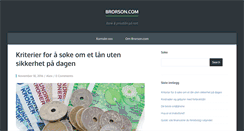 Desktop Screenshot of brorson.com